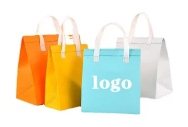 Prispôsobené netkané izolované tašky na prenosné jedlo so sebou